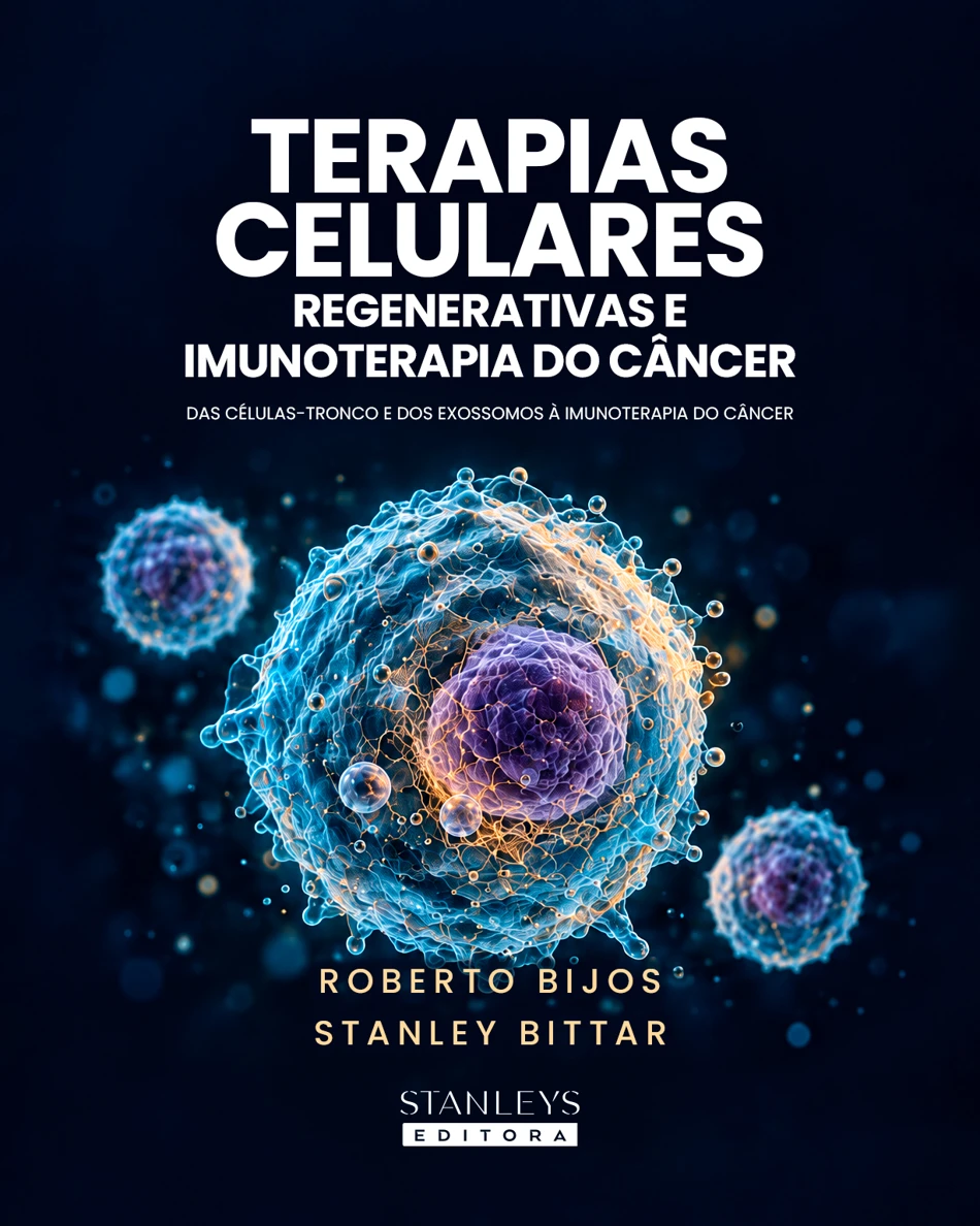 Capa do livro Terapias Celulares Regenerativas e Imunoterapia do Câncer